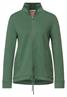 Sweatshirtjacke mit Zipper novel green