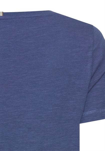 T-Shirt aus 100% Baumwolle ocean blue