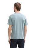 T-Shirt aus Baumwolle mit Logo-Print grey mint