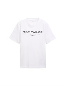 T-Shirt aus Baumwolle mit Logo-Print white