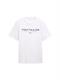 T-Shirt aus Baumwolle mit Logo-Print white