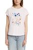 T-Shirt aus Baumwolljersey mit Grafikprint light pink