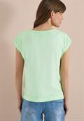 T-Shirt aus Jersey im Garment Dye Look juicy lime