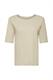 T-Shirt aus Leinenmix dusty green