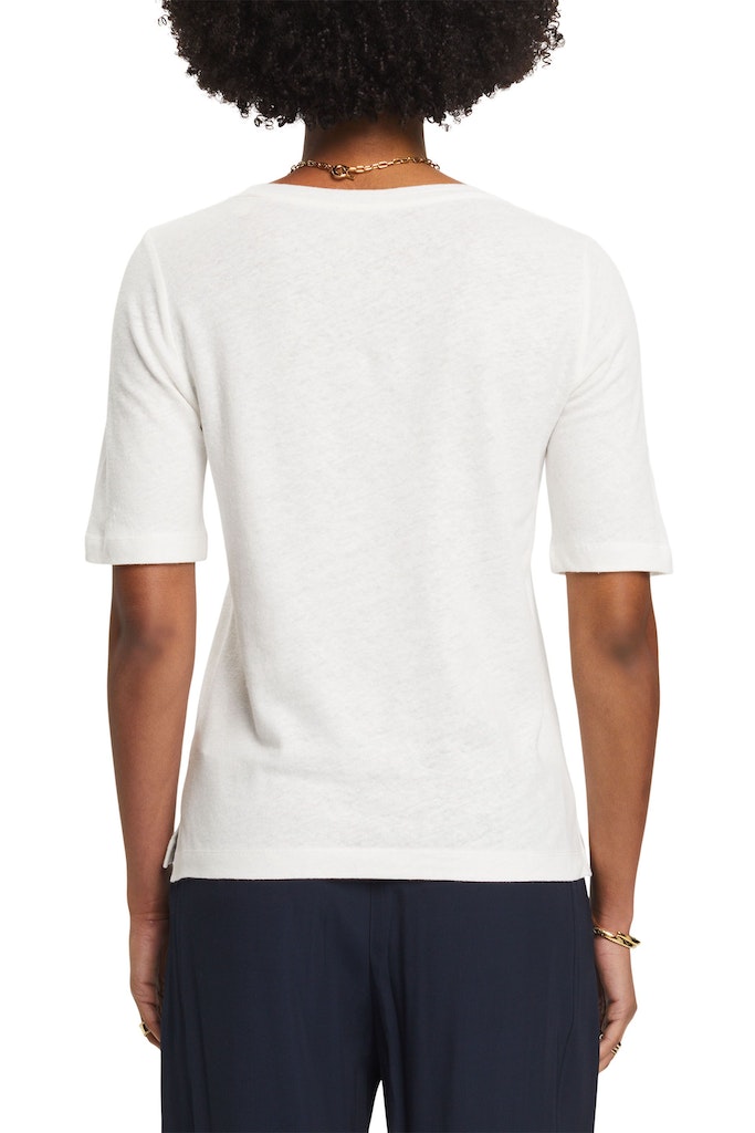 t-shirt-aus-leinenmix-off-white