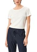T-Shirt aus Lyocell creme