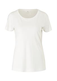 T-Shirt aus Lyocell creme