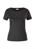 T-Shirt aus Lyocell schwarz