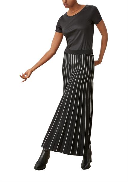 T-Shirt aus Lyocell schwarz