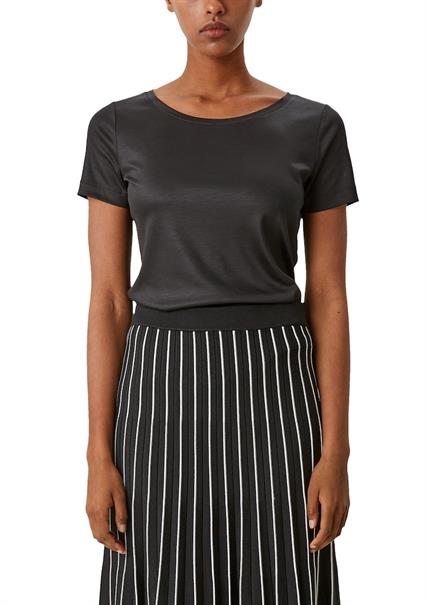 T-Shirt aus Lyocell schwarz