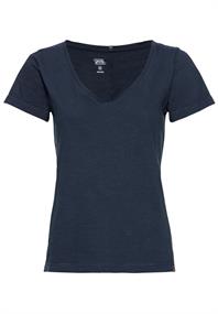 T-Shirt aus Organic Cotton-Jersey dark navy