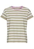 T-Shirt aus Organic Cotton straw stripes