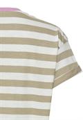 T-Shirt aus Organic Cotton straw stripes