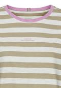 T-Shirt aus Organic Cotton straw stripes