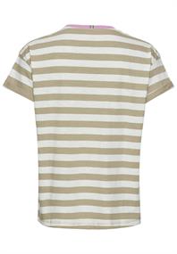 T-Shirt aus Organic Cotton straw stripes