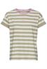 T-Shirt aus Organic Cotton straw stripes