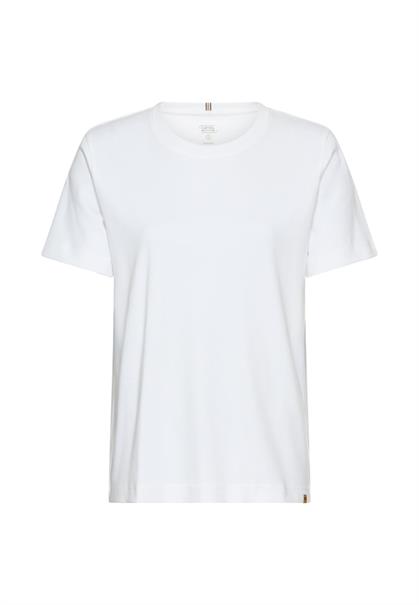 T-Shirt aus reiner Baumwolle milk white