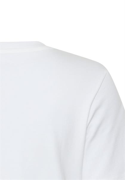 T-Shirt aus reiner Baumwolle milk white