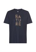 T-Shirt aus reiner Baumwolle night blue