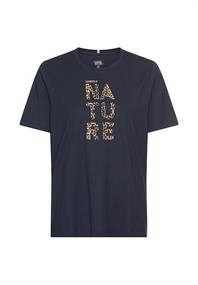 T-Shirt aus reiner Baumwolle night blue