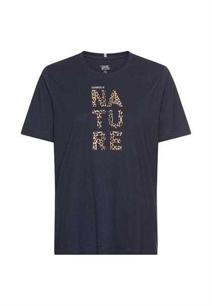 T-Shirt aus reiner Baumwolle night blue