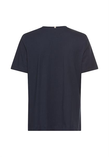 T-Shirt aus reiner Baumwolle night blue