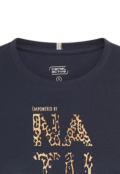 T-Shirt aus reiner Baumwolle night blue