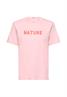 T-Shirt aus reiner Baumwolle pink