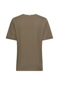 T-Shirt aus reiner Baumwolle shadow khaki