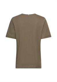 T-Shirt aus reiner Baumwolle shadow khaki