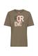T-Shirt aus reiner Baumwolle shadow khaki