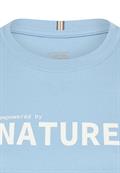 T-Shirt aus reiner Baumwolle soft blue