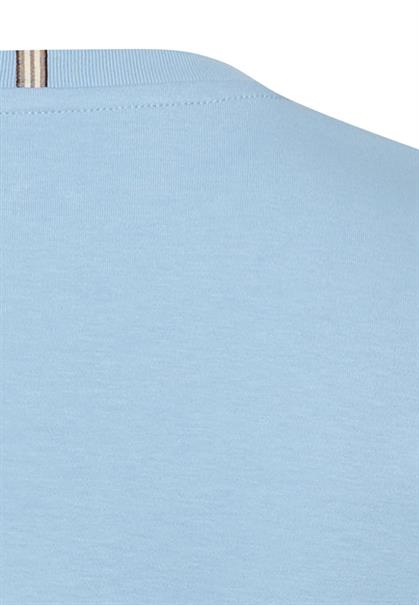 T-Shirt aus reiner Baumwolle soft blue