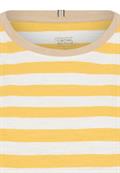 T-Shirt aus reiner Baumwolle yellow- milk white