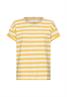 T-Shirt aus reiner Baumwolle yellow- milk white