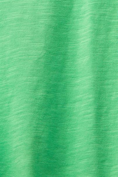 T-Shirt aus Slub Baumwolle green