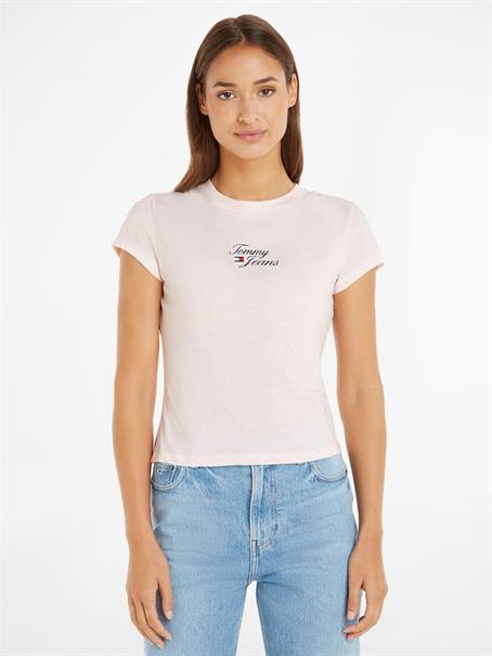 T-Shirt Essential Logo rosa