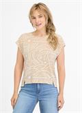 T-Shirt Grateen Print 6000 beige