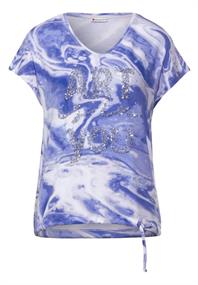 T-Shirt im Batik Look dream blue