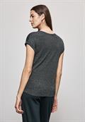 T-Shirt im Glanz-Look hunter green