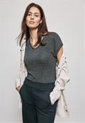 T-Shirt im Glanz-Look hunter green