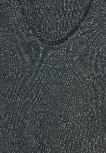 T-Shirt im Glanz-Look hunter green