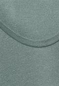 T-Shirt im Glanz-Look seafoam green