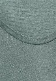 T-Shirt im Glanz-Look seafoam green