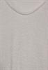 T-Shirt im Glanz-Look smooth sand beige