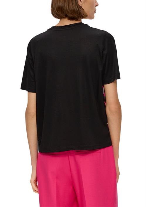 t-shirt-im-materialmix-schwarz