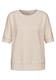 T-Shirt im Silk-Look smooth sand beige