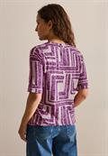 T-Shirt in Ausbrenner-Optik anemone pink