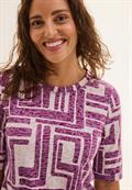 T-Shirt in Ausbrenner-Optik anemone pink