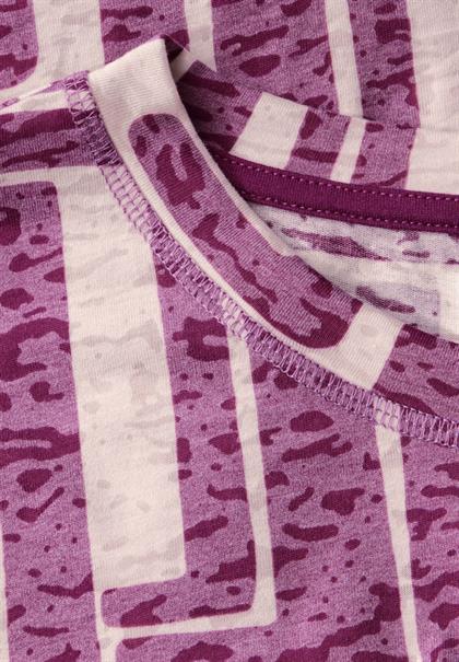 T-Shirt in Ausbrenner-Optik anemone pink